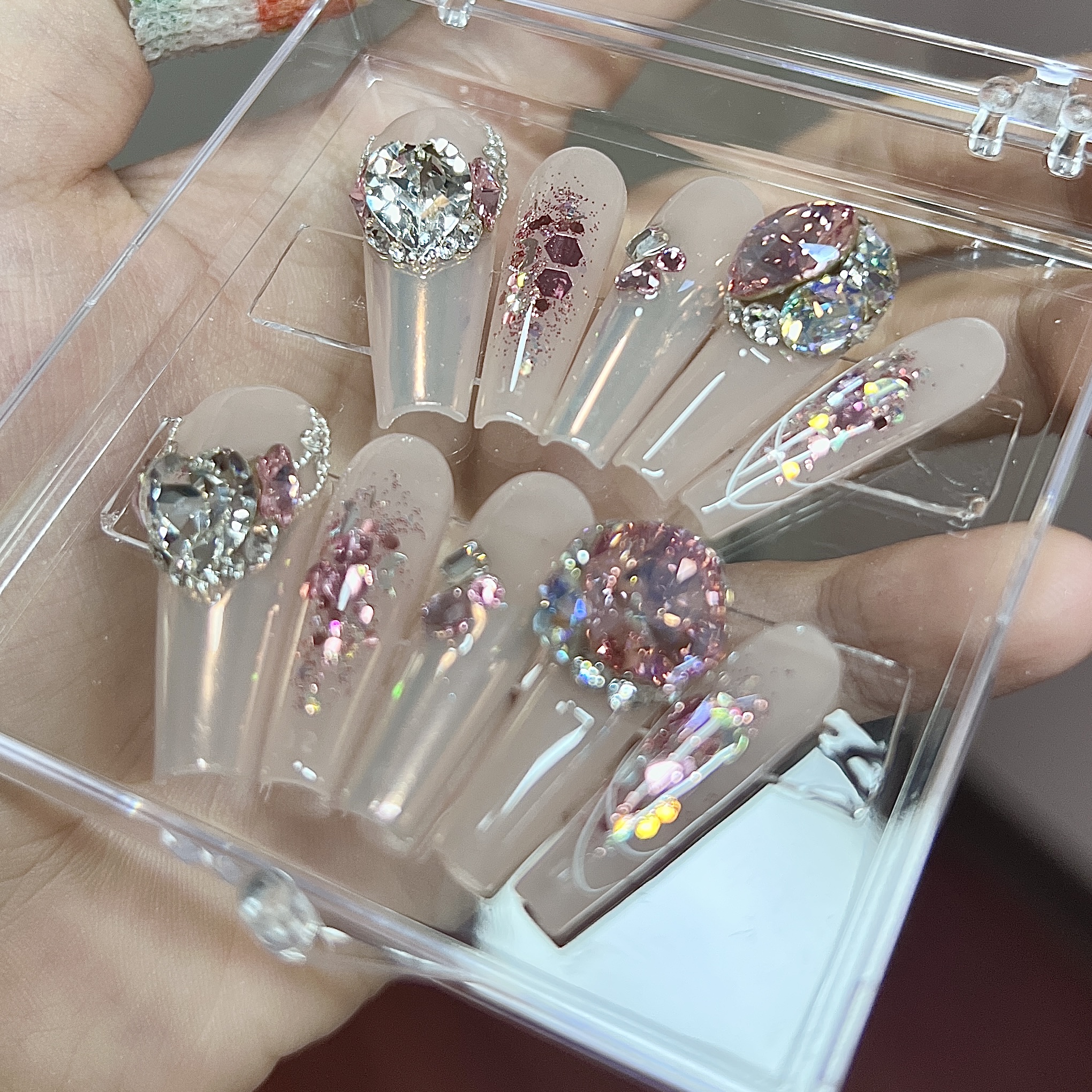 【心动】全华 温柔百搭轻奢纯手工定制穿戴甲