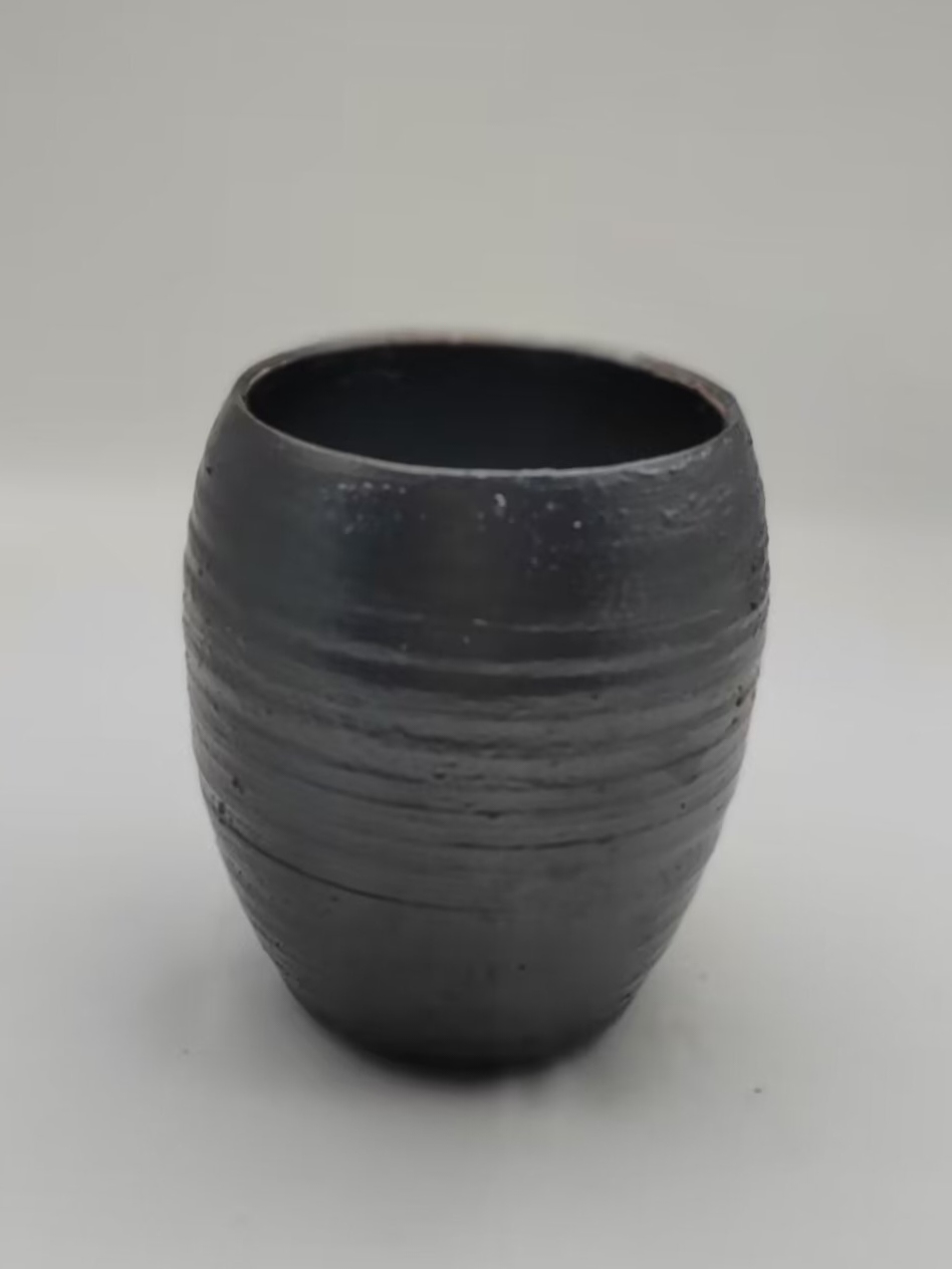 茶道茶器茶具复古手捏侘寂风志野烧南蛮烧柴烧茶杯