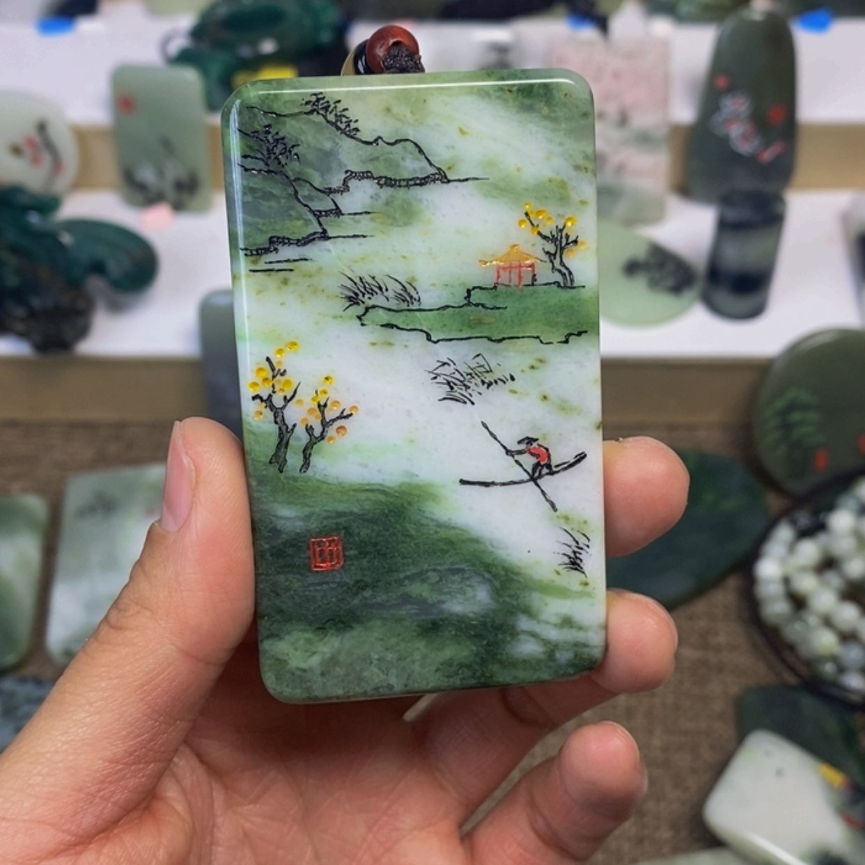 【闪购商品】独山玉颈饰未镶嵌