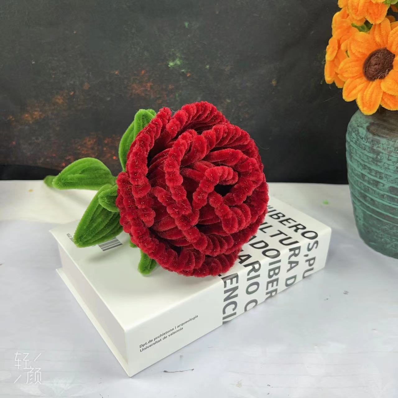 中号玫瑰花材料包 扭扭棒 材料包 手工diy 手工制作