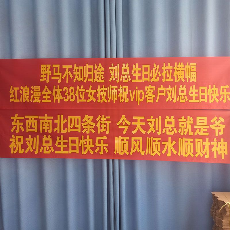 横幅定制生日横幅毕业结婚横幅升学婚礼横幅旅游聚会横条姐妹拍照