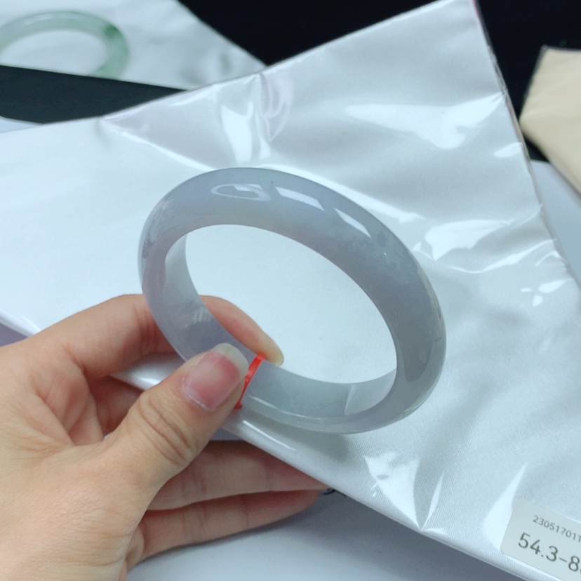 【闪购商品】翡翠手镯未镶嵌翠**脆54.3