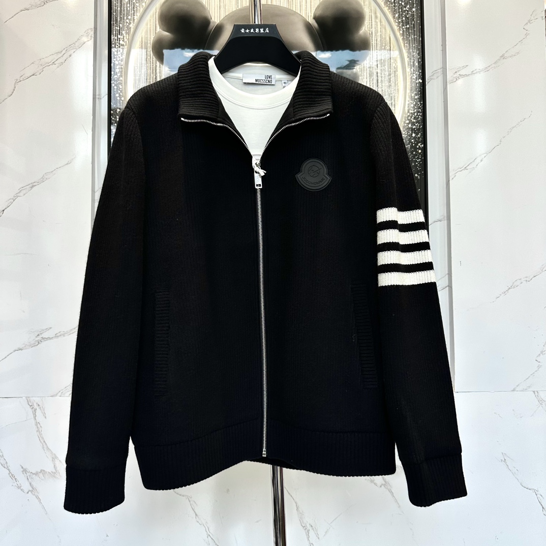 【JCDC外套】24年秋冬新款夹克男士面料舒服男针织夹克外套休闲潮流