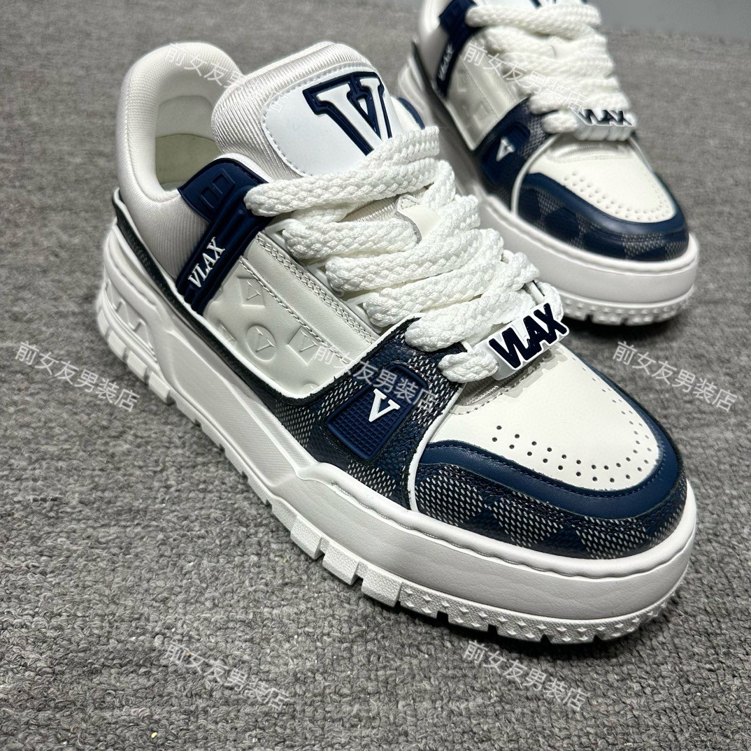 【高端鞋子】新款真皮男鞋安脚百搭软底面板鞋痞帅慵懒风男装017E