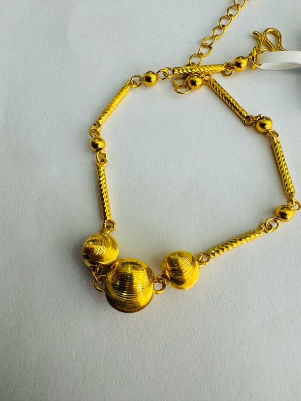 【雅婷专享】足金999 转运金珠手链 孤品 5.25