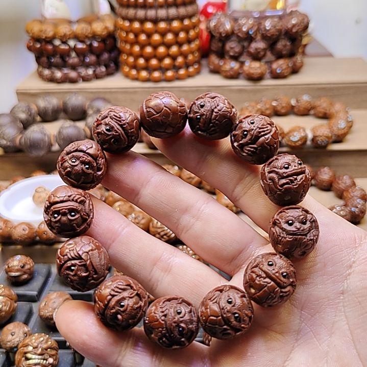 【闪购商品】紫金鼠手串妈**呀龙蛋18mm镶嵌紫金鼠手串