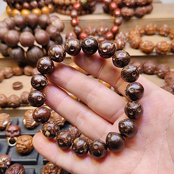 【闪购商品】紫金鼠手串玩出来特好看花皮紫金鼠原皮手串福利款