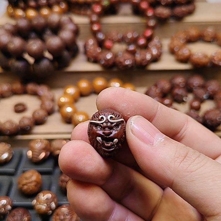 【闪购商品】紫金鼠手串浮****時大圣纯银镶嵌单籽