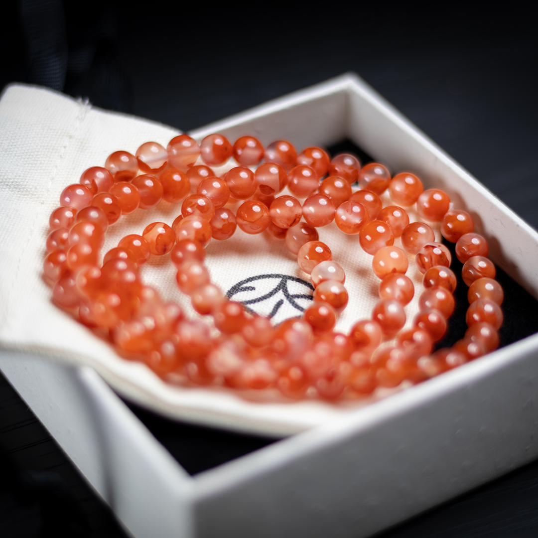 禾奕天然南红首饰项链手链经典气质百搭新中式设计（多样性发货）