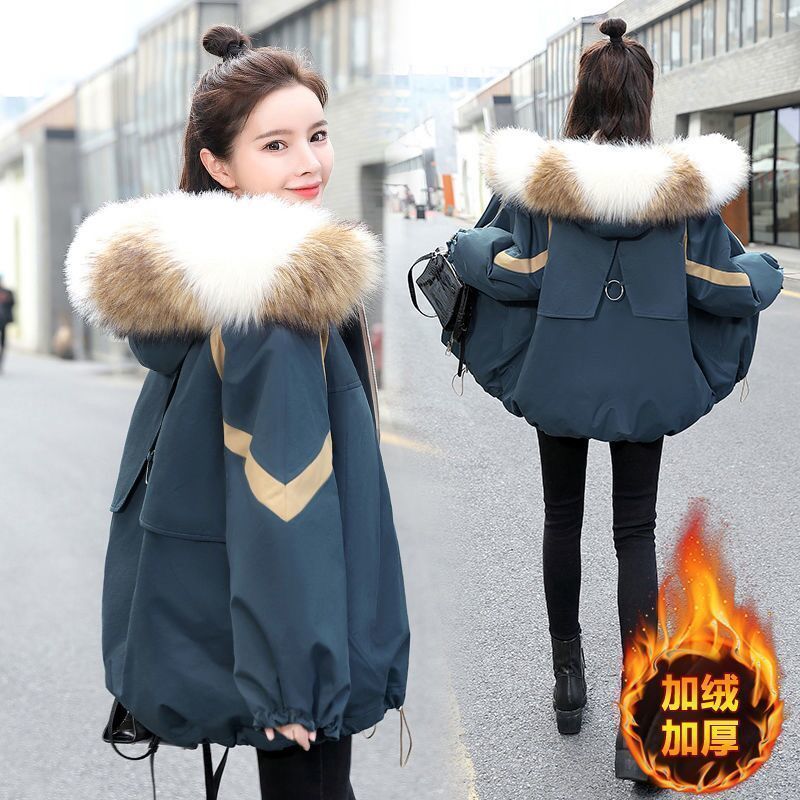 雅鹿冬装派克羽绒服2023年新款女韩版棉衣短款棉袄减龄厚外套潮