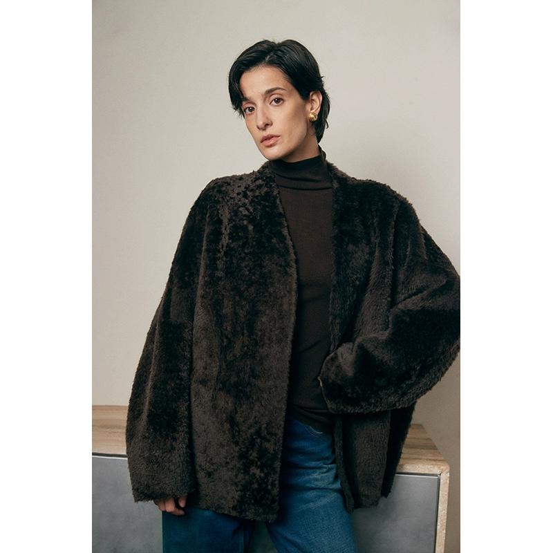 Ayuko｜“稀世黑珍珠”西班牙进口LACON拉贡皮毛一体轻盈皮草5753/54