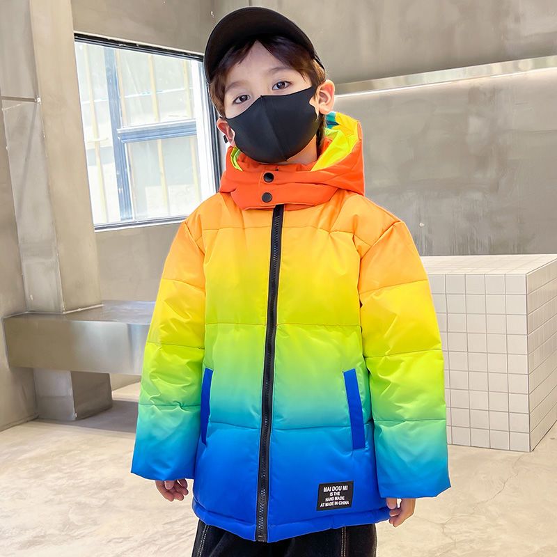 儿童羽绒服男童中长款加厚中大女童冬季外套2023新款洋气冬装外套