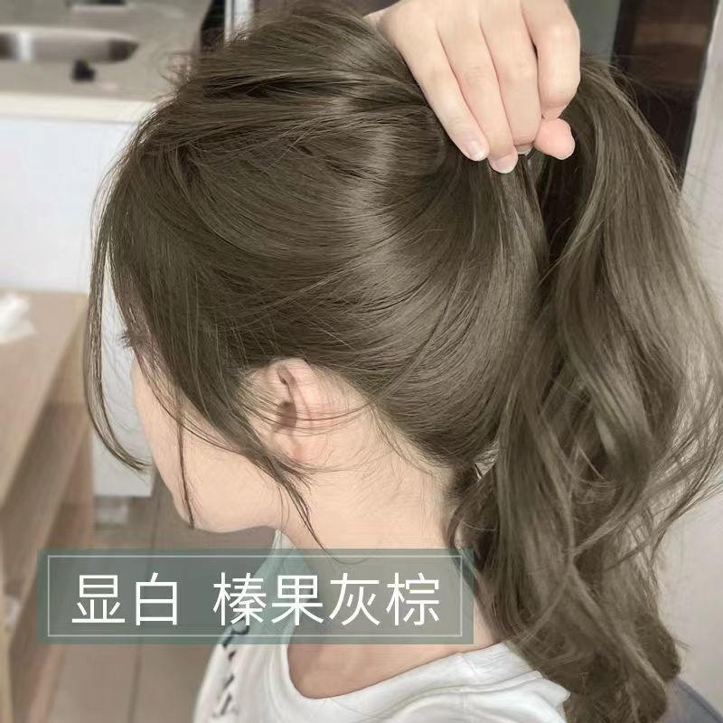 【买一赠一】免漂榛果灰棕色染发膏植物不伤发家用自己染潮流色灰色