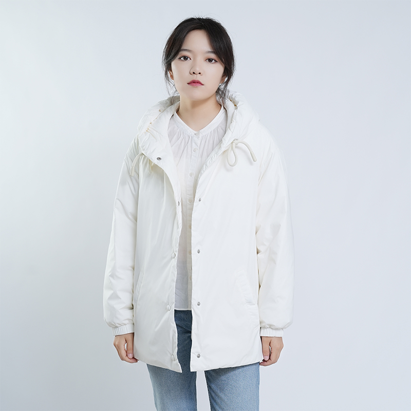 秋冬新款羽绒服连帽百搭轻薄鹅绒服国风外套保暖234020