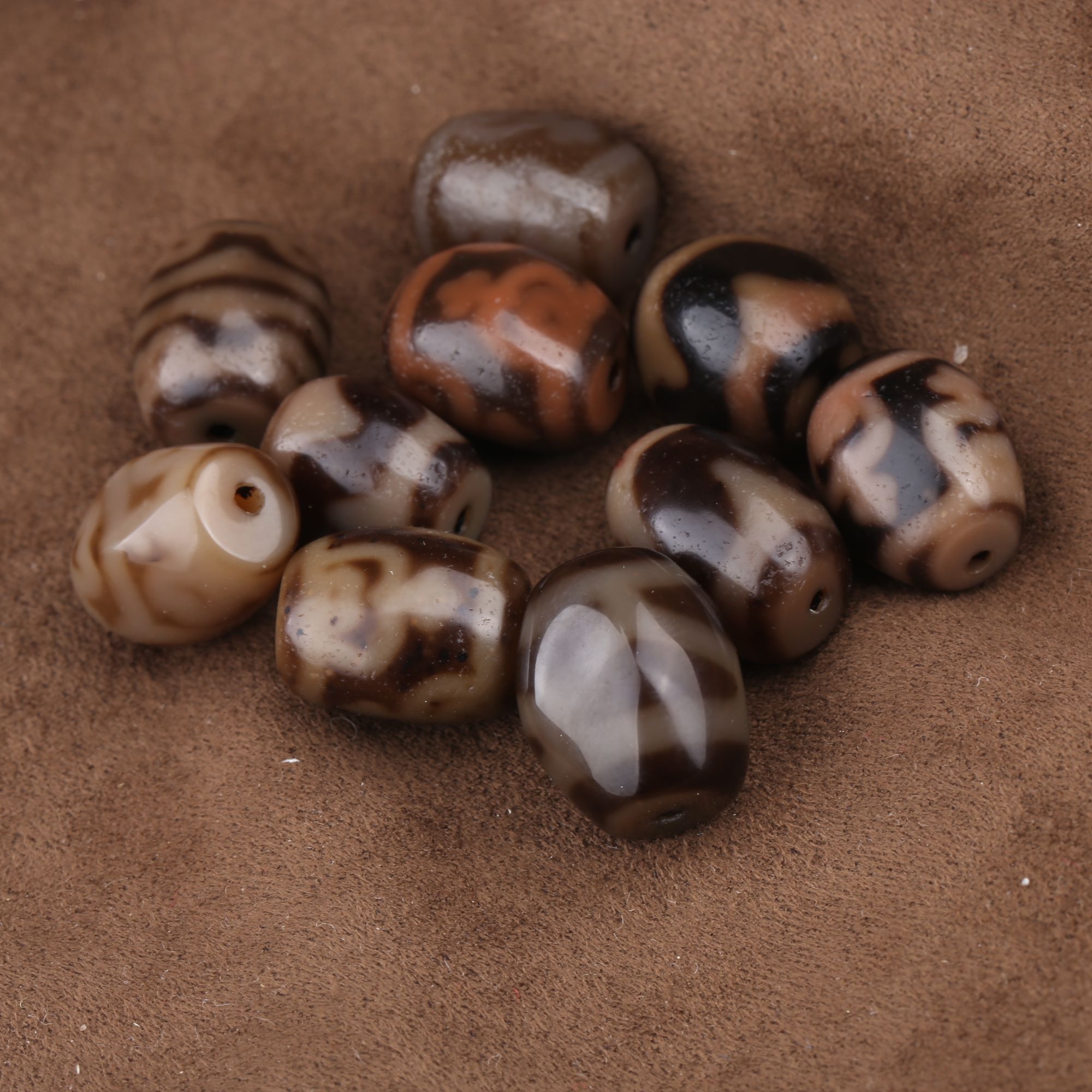 台湾老师傅纯手工打磨小达洛玛瑙【无暇可选款】