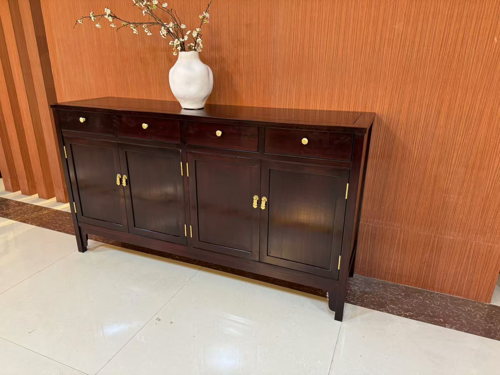 新中式餐边柜储物柜多功能柜原木实木收纳柜