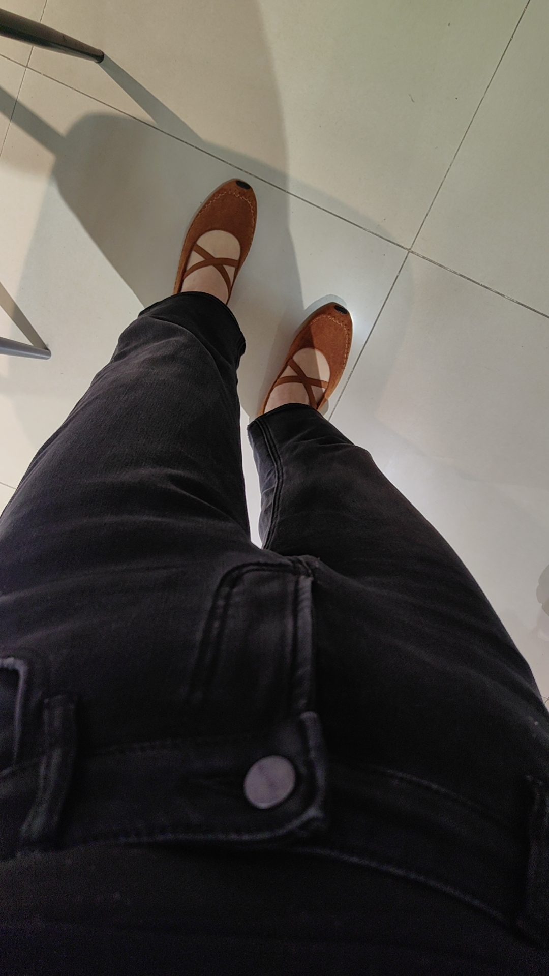 国产厚绒四面高弹牛仔裤(祐祐女装)