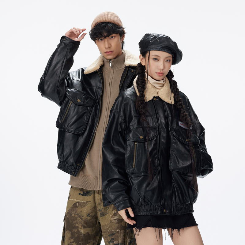 KAMA卡玛2025春季新款情侣复古工装棉服2424736、2323736