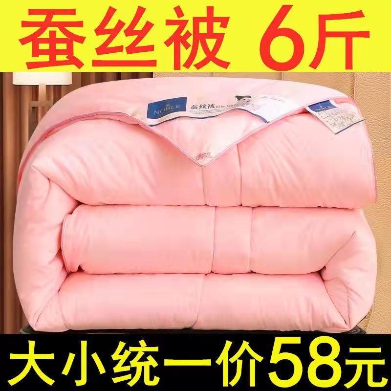 特价蚕丝被%桑蚕丝被子空调被夏被春秋被冬被单双人被芯学生被