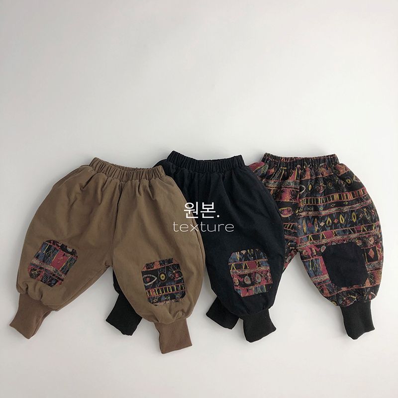 【糖果】男女宝宝加绒裤子婴儿大PP裤中小童棉裤冬款灯笼裤冬季