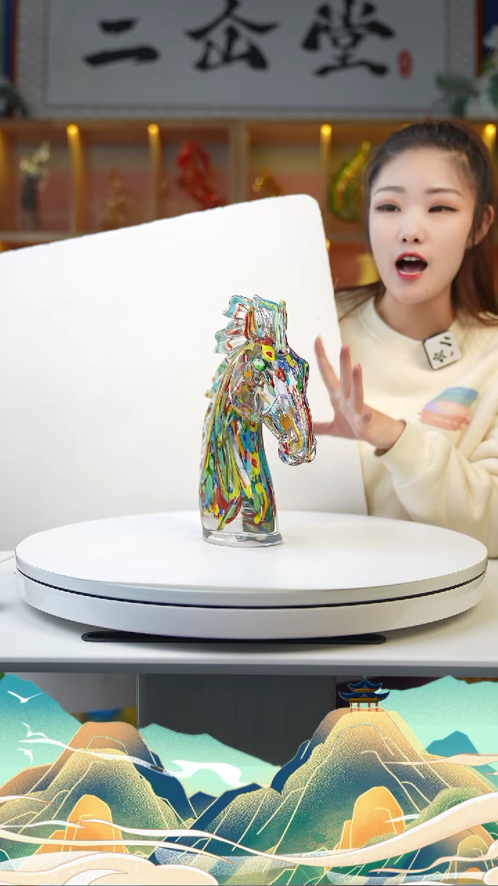 【闪购商品】琉璃手工艺品马首