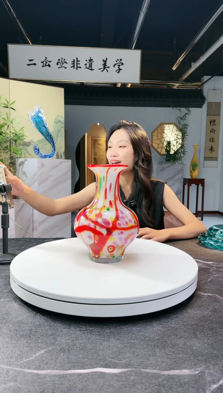 【闪购商品】琉璃手工艺品花瓶