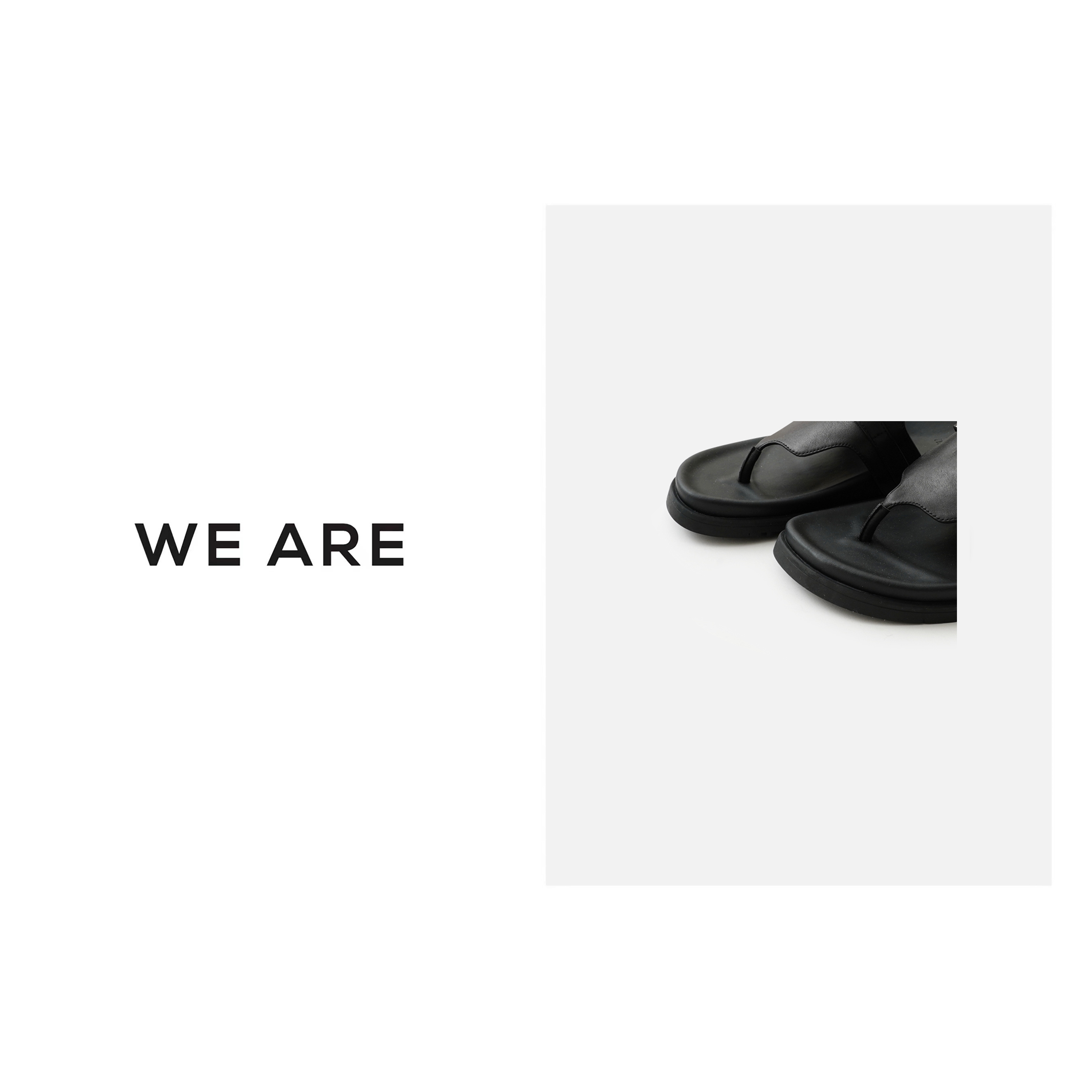 《WE ARE》XZ254**24新 牛皮真皮银色扣 平底拖鞋 凉鞋