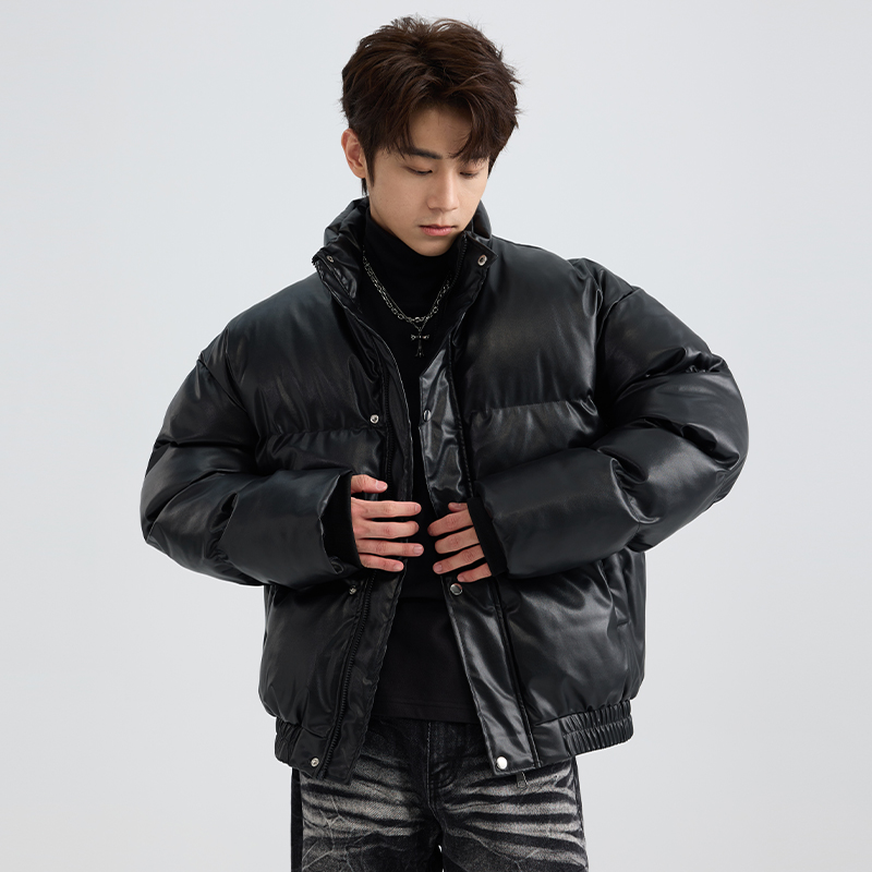 加厚保暖棉衣冬季男士休闲宽松百搭立领保暖棉服短款外套港风潮