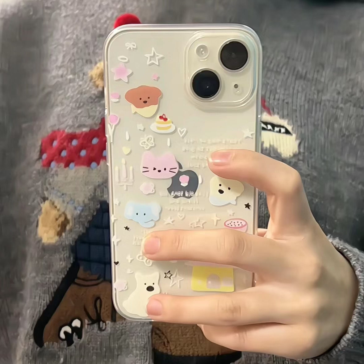  简约ins风适用苹果15手机壳14/13ProMax可爱iPhone12软11/xs女款