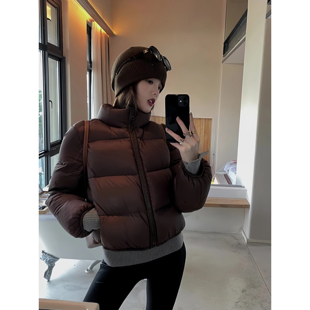 秋冬短款欧货羽绒服女2023新款高级感小个子韩剧女主肯豆风外套潮