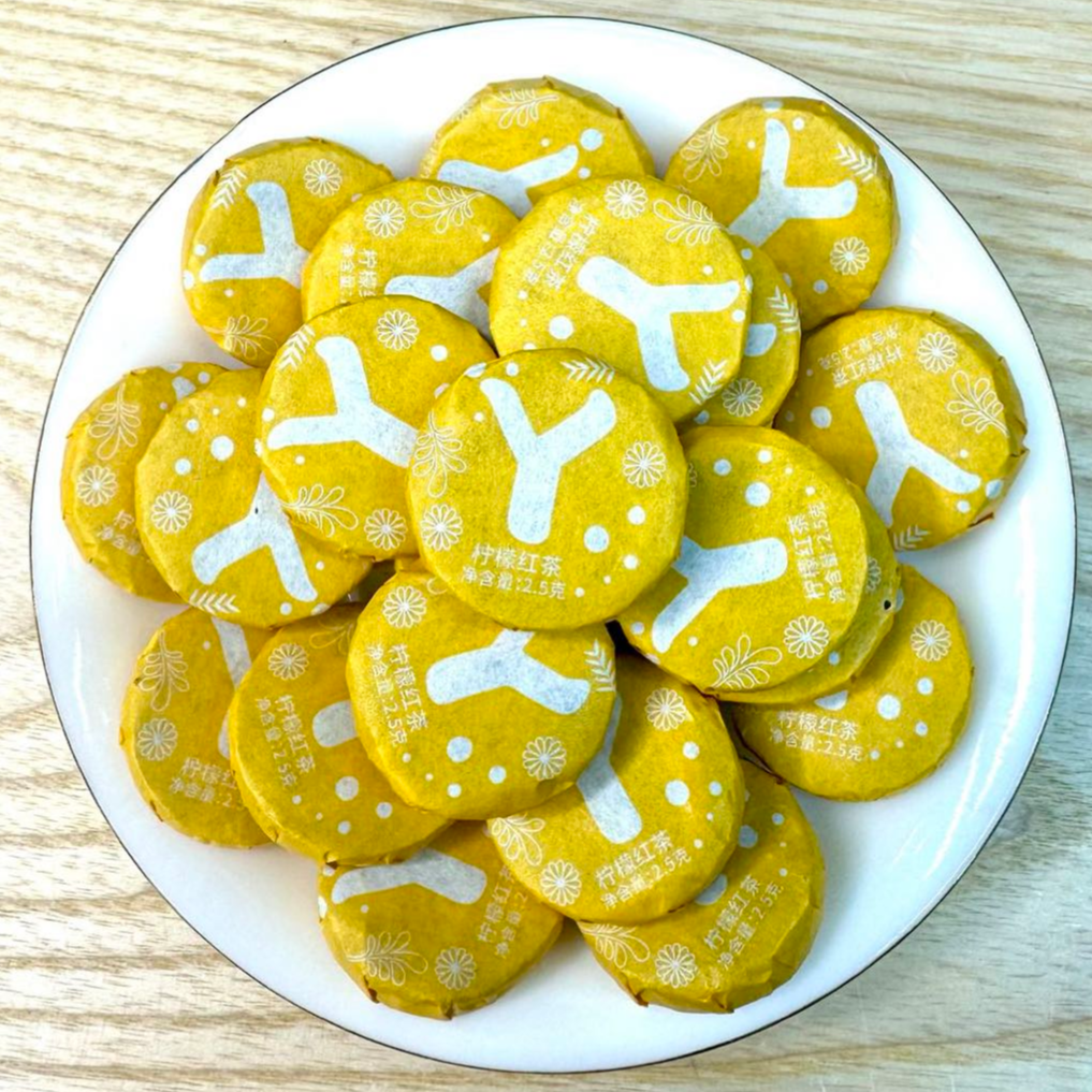 柠檬红茶 2.5克迷你小饼 天然柠檬 天然红茶