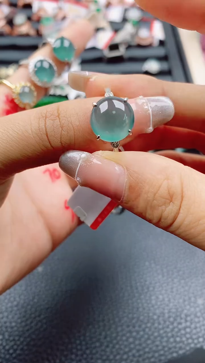 【闪购商品】翡翠珠宝奇石银S925镶嵌1