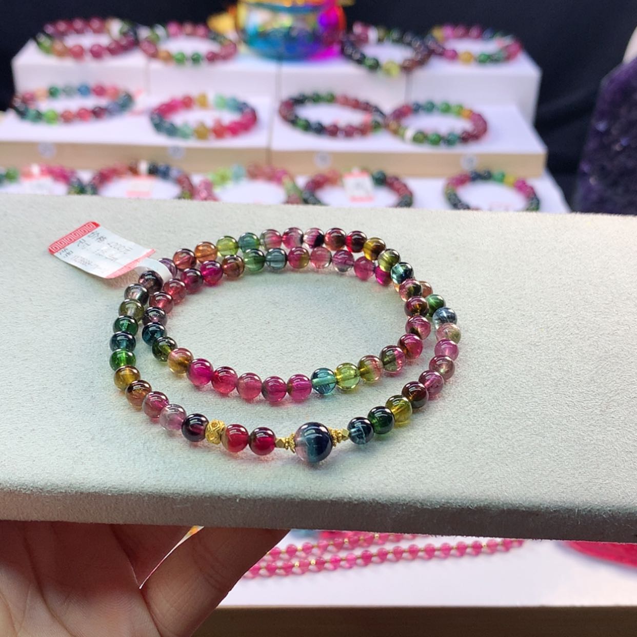 【闪购商品】西瓜碧玺手链未镶嵌橙*?5.8