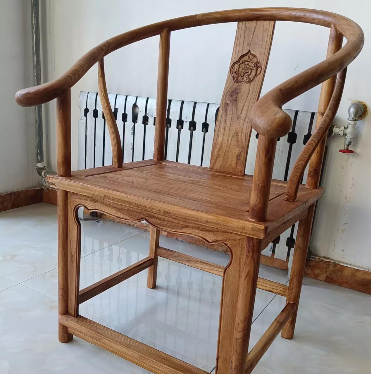 老榆木圈椅新中式