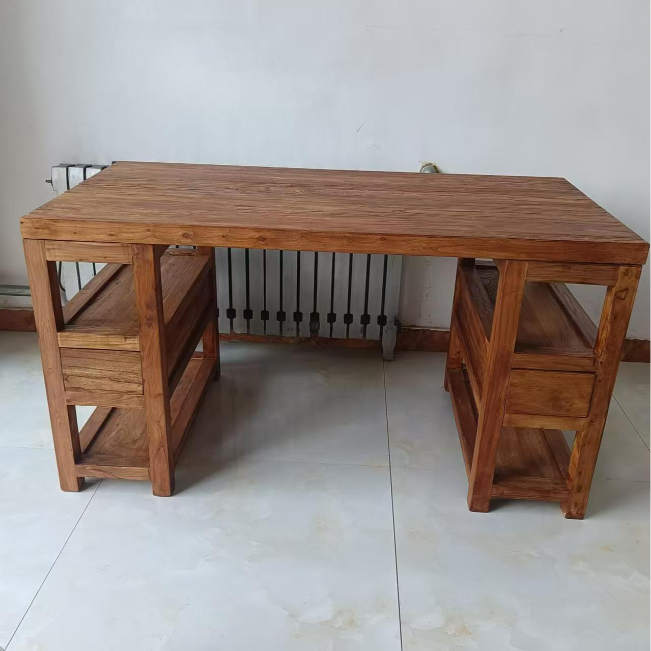 抽屉腿办公桌写字桌口字腿写字桌一桌多用