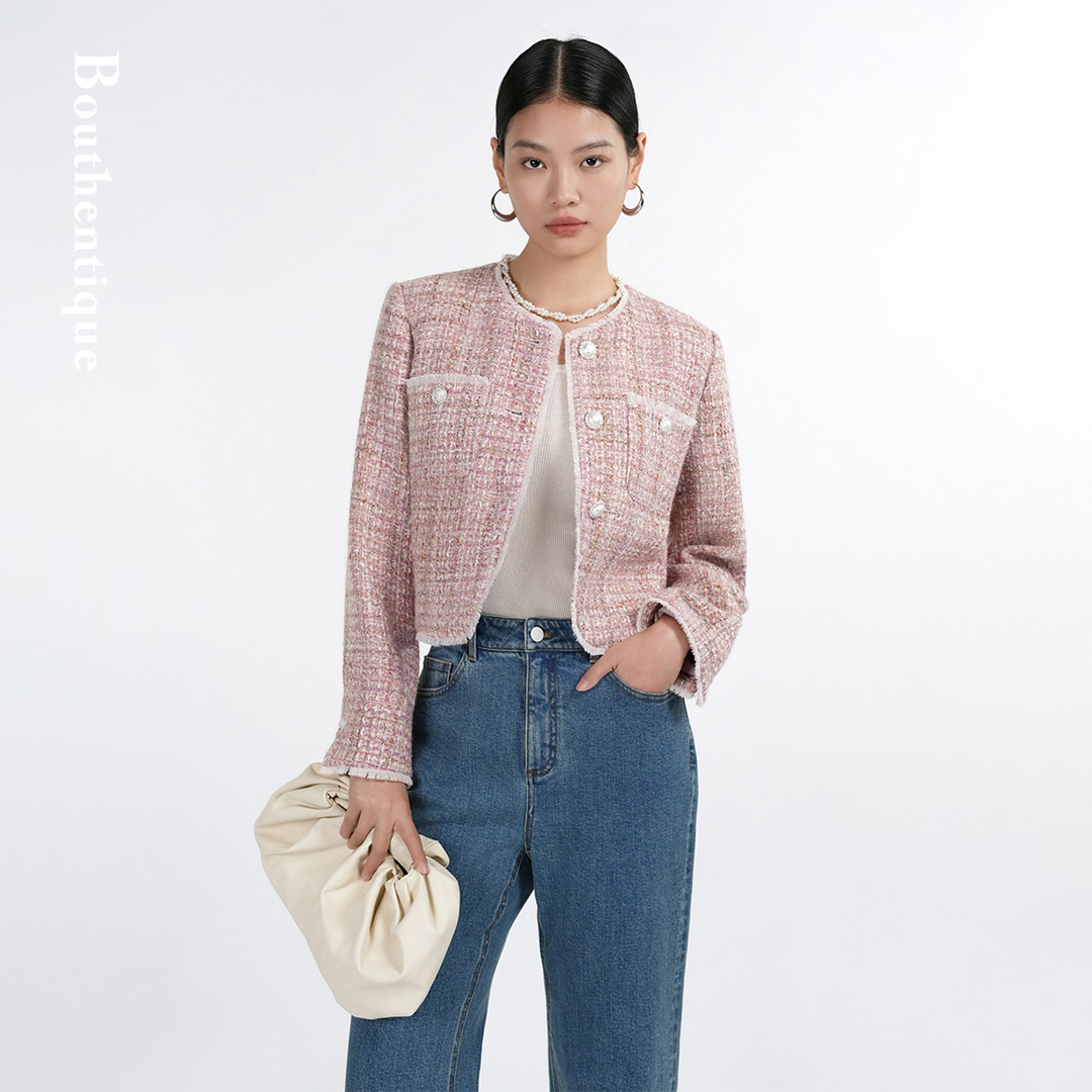 Bouthentique女外套气质小香风短外套T23311E1M88