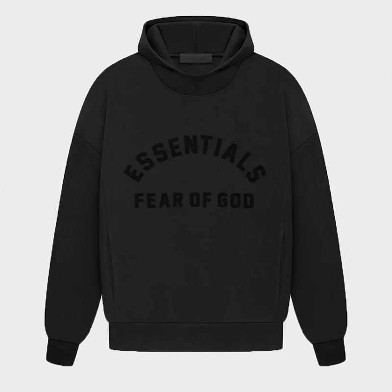 Fear Of God Essentials 23SS玄青黑限定高街套头连帽卫衣帽衫潮_二手