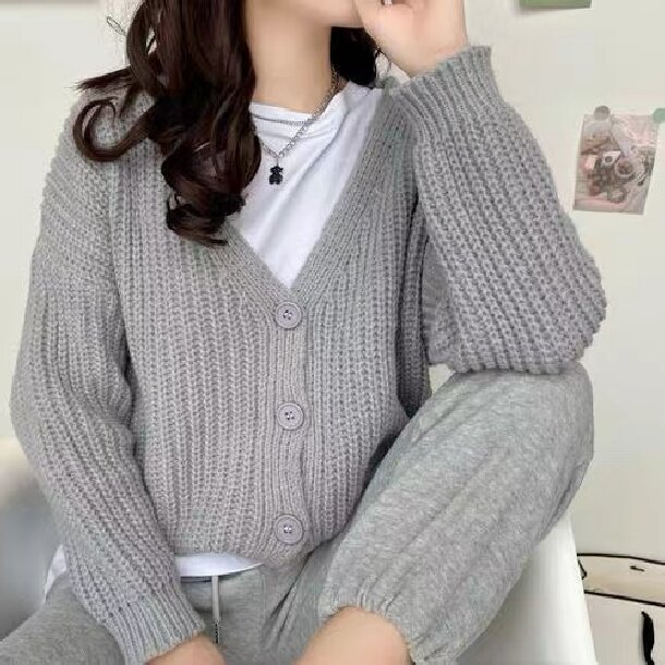 (791-840) 撤柜精品-孤品毛衣秋东百搭宽松慵懒风针织