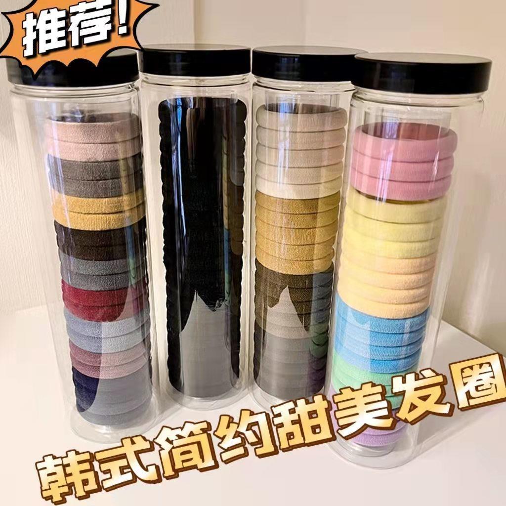 高颜值ins风高弹力无接缝发圈加粗发绳成人皮筋扎头发女绑发皮筋