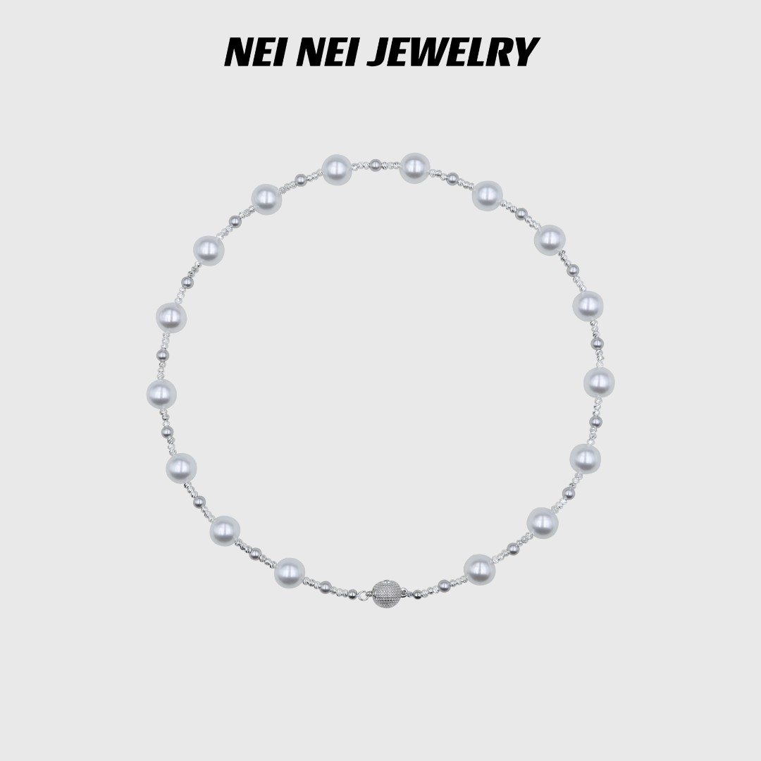 【冷月冰心】气质时尚小众满天星简约冷白项链 