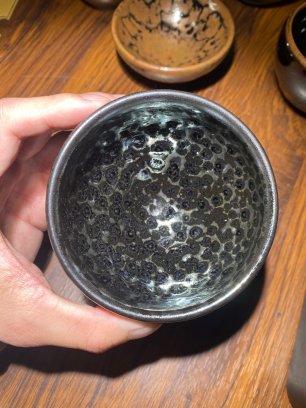 和尚斑将军建盏主人杯