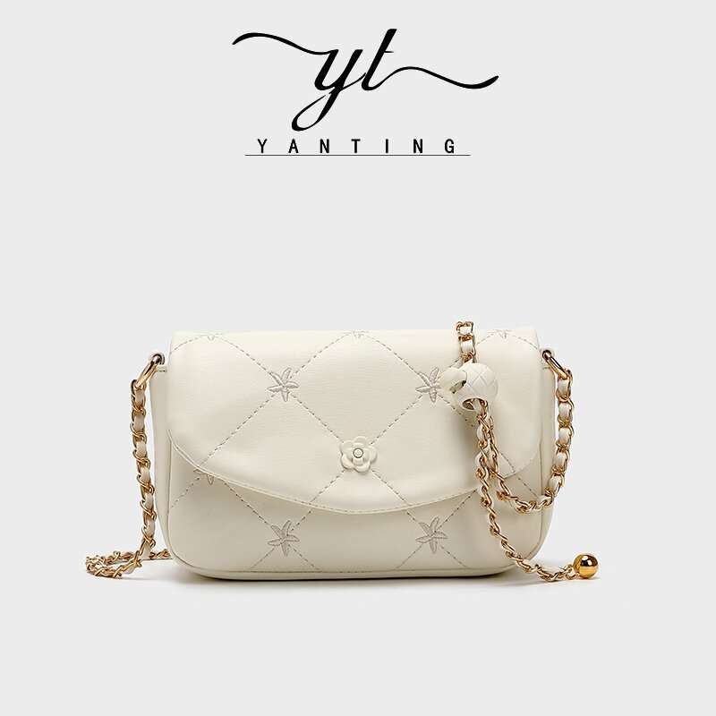 小方包新款小香风可调节小金球斜挎包轻奢单肩斜挎包YT8011无礼盒