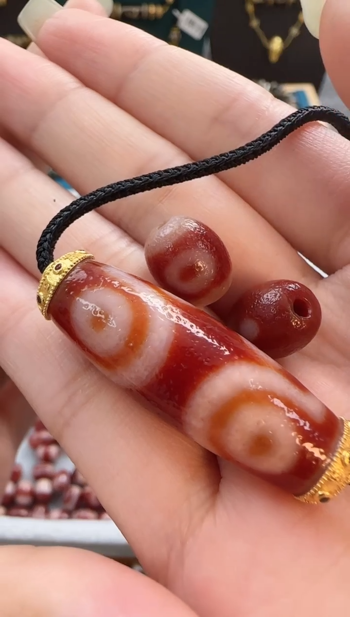 【闪购商品】玛瑙吊坠18K金镶嵌18K金