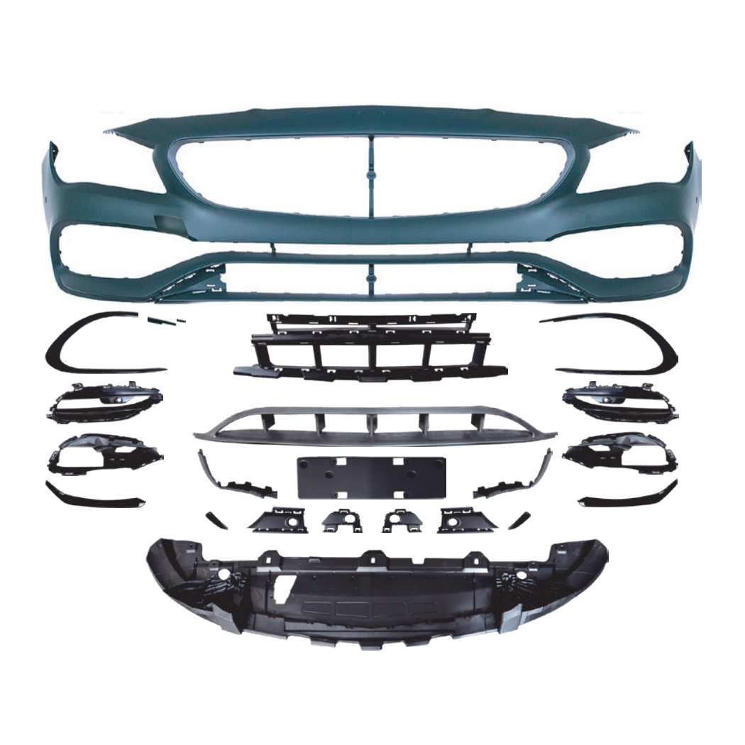 13-18CLA前杠中网后杠后唇尾翼W117AMG包围