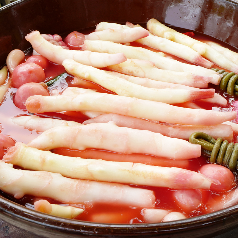 初耕泡仔姜即食酸辣泡姜嫩姜泡藠头泡豇豆泡萝卜什锦泡菜四川泡菜商品图