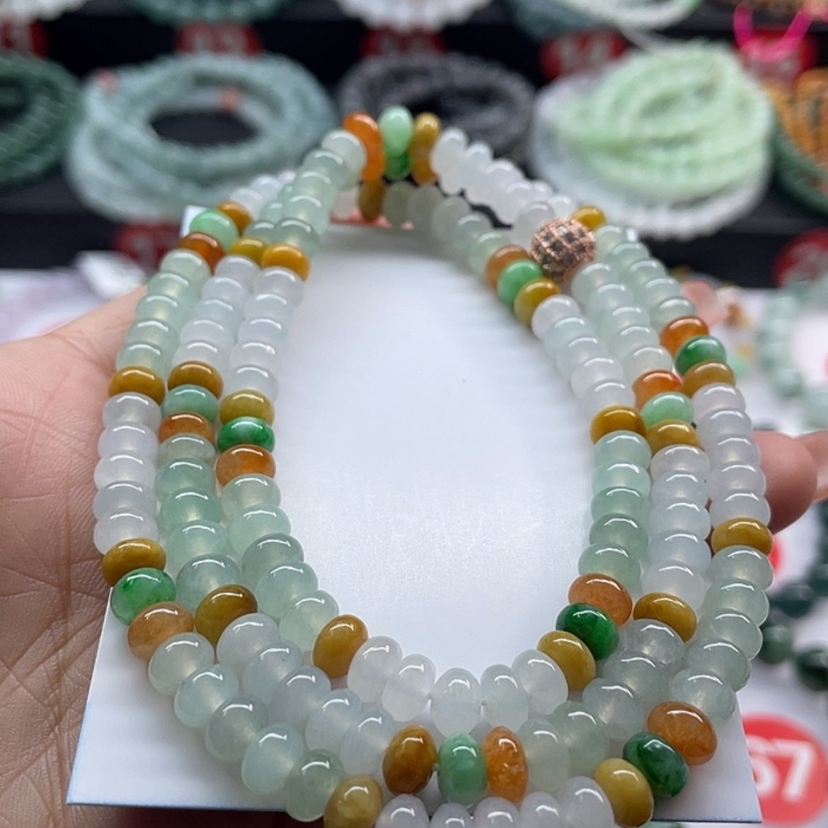 【闪购商品】翡翠手链未镶嵌不**雍