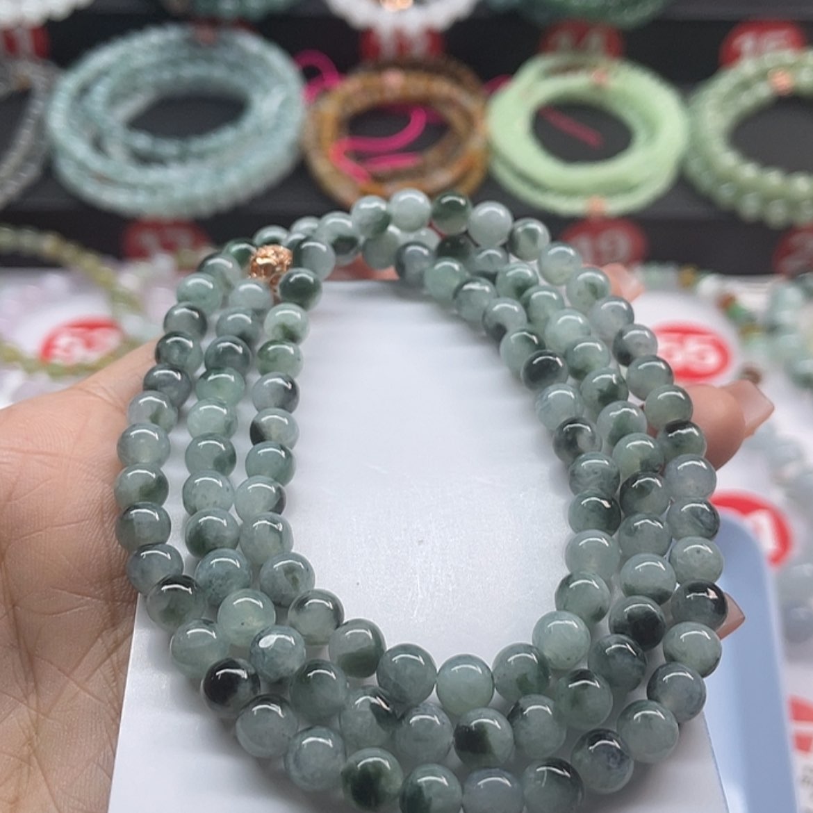 【闪购商品】翡翠手链未镶嵌卡****卡