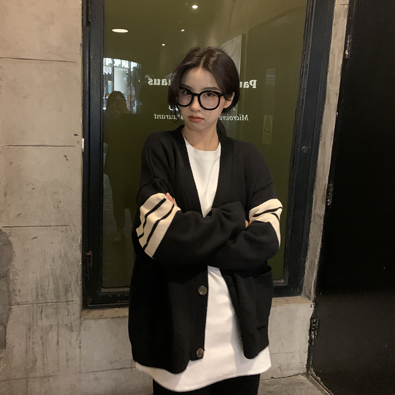 1088高级感毛衣开衫外套女春秋2024新款设计感小众日系慵懒风上衣