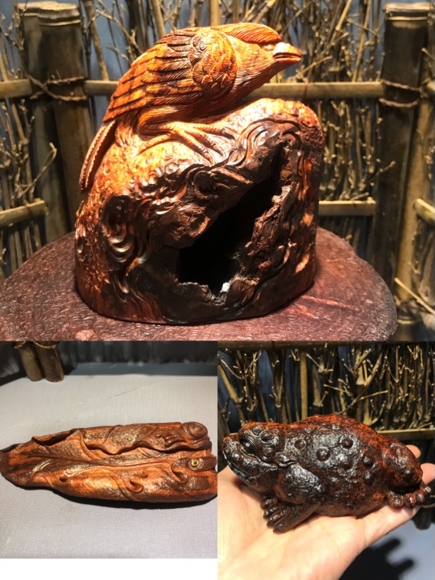 印度小叶紫檀手把件，摆件定制链接——纯手工雕刻