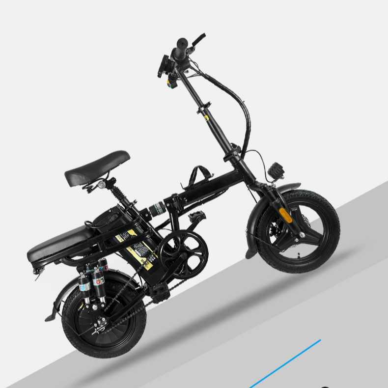 新国标电动自行车可上牌折叠汽车级锂电池双人长续航电瓶厂家直销